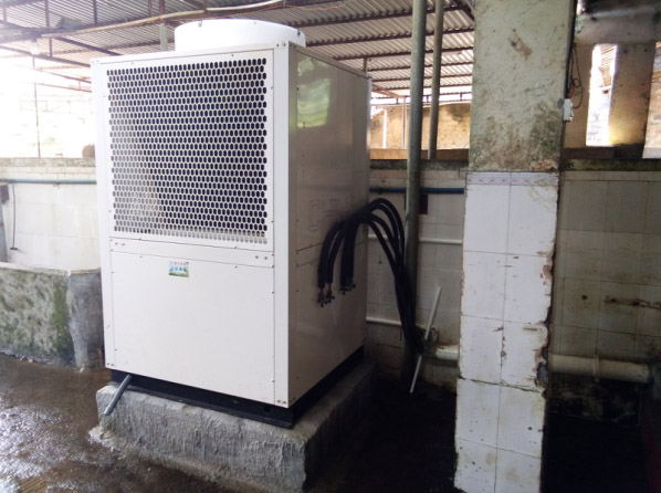 海南安定縣龍門屠宰場(chǎng)熱泵熱水項(xiàng)目